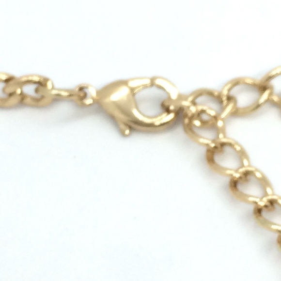 3/$30 JEWELMINT ART DECO STYLE GOLD STATEMENT NECKLACE OPAL RHINESTONE CHAIN - Picture 14 of 17